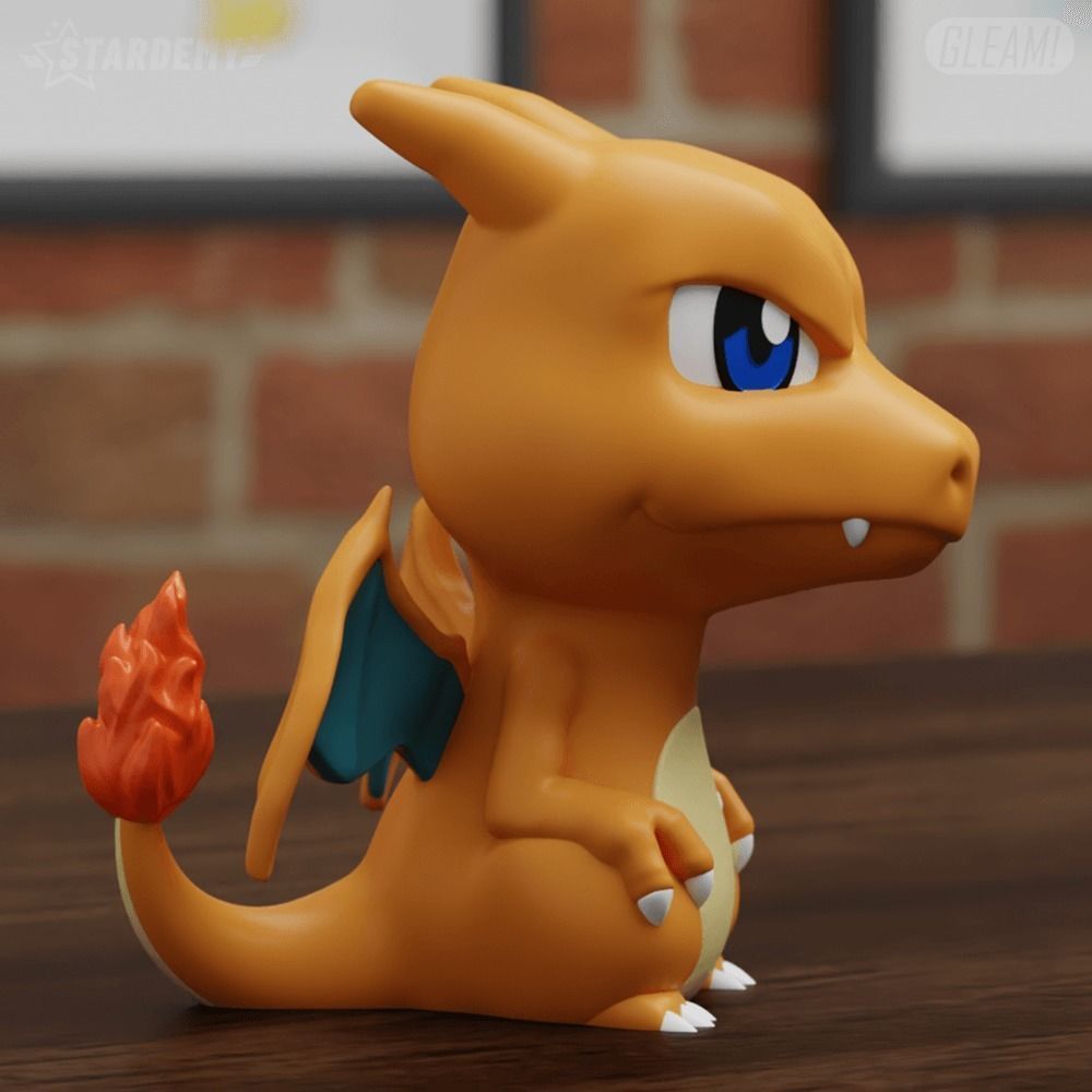 图片[2]-【神奇宝贝】查理兹·奇比 Stardemy Charizard Gleam-3D合纵社-3D打印模型STL格式3mf格式免费下载！