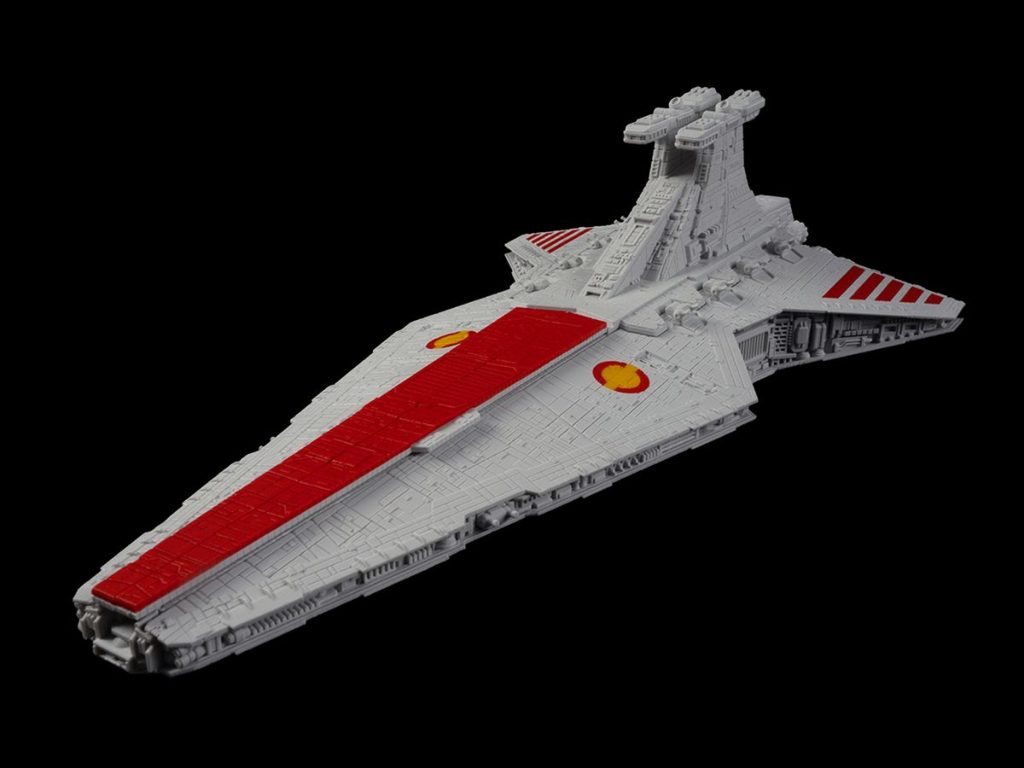 【星球大战】维纳托级驱逐舰 Venator class Star Destroyer – Starwars-3D合纵社-3D打印模型STL格式3mf格式免费下载！