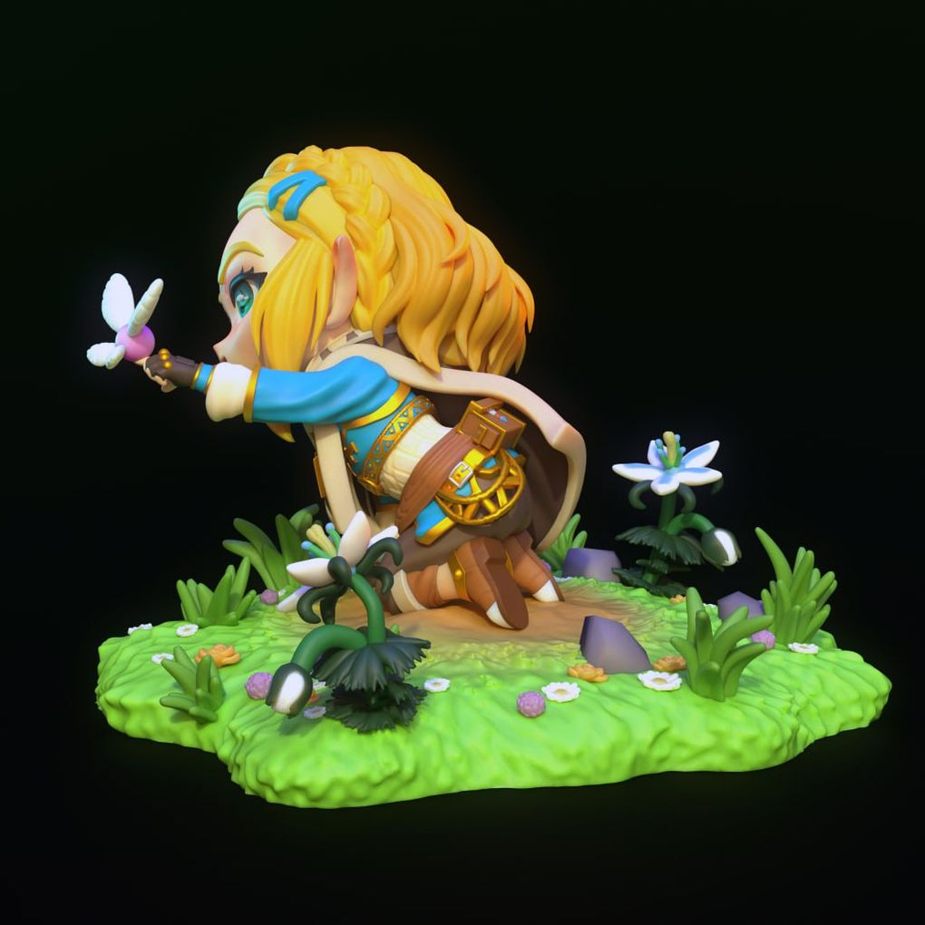 图片[3]-【塞尔达传说】塞尔达公主 Chuya Factory Zelda t.me_MOXOMOR_aka-3D合纵社-3D打印模型STL格式3mf格式免费下载！