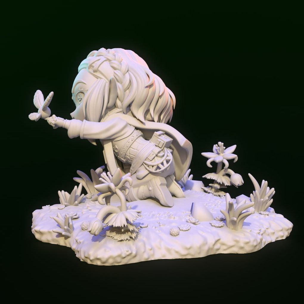 图片[2]-【塞尔达传说】塞尔达公主 Chuya Factory Zelda t.me_MOXOMOR_aka-3D合纵社-3D打印模型STL格式3mf格式免费下载！