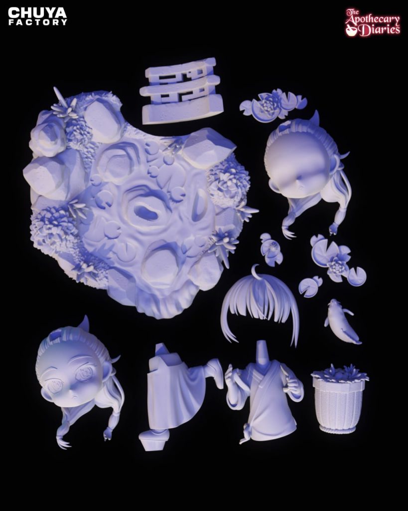 图片[2]-【药屋少女的呢喃】猫猫 Chuya Factory MaoMao_Supported @figuruwustl-3D合纵社-3D打印模型STL格式3mf格式免费下载！