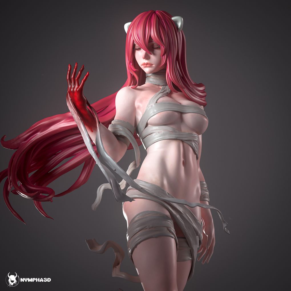 【妖精的旋律】露西-3D合纵社-3D打印模型STL格式3mf格式免费下载！