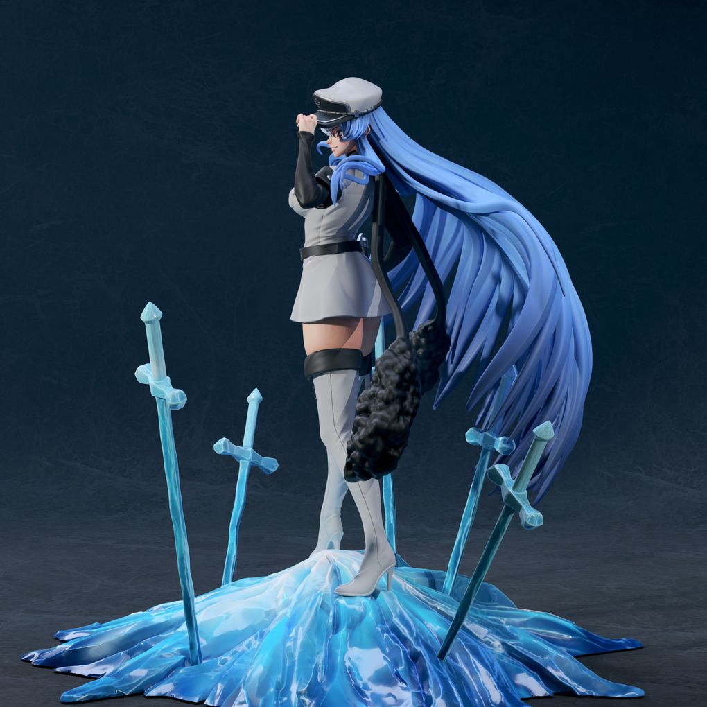 图片[3]-【斩赤红之瞳】艾斯德斯 Esdeath – chuya factory-3D合纵社-3D打印模型STL格式3mf格式免费下载！