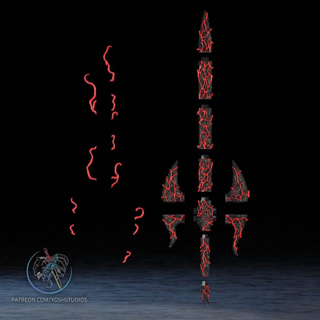 图片[2]-克诺尔之剑 Knull Sword @Print3DWorld-3D合纵社-3D打印模型STL格式3mf格式免费下载！