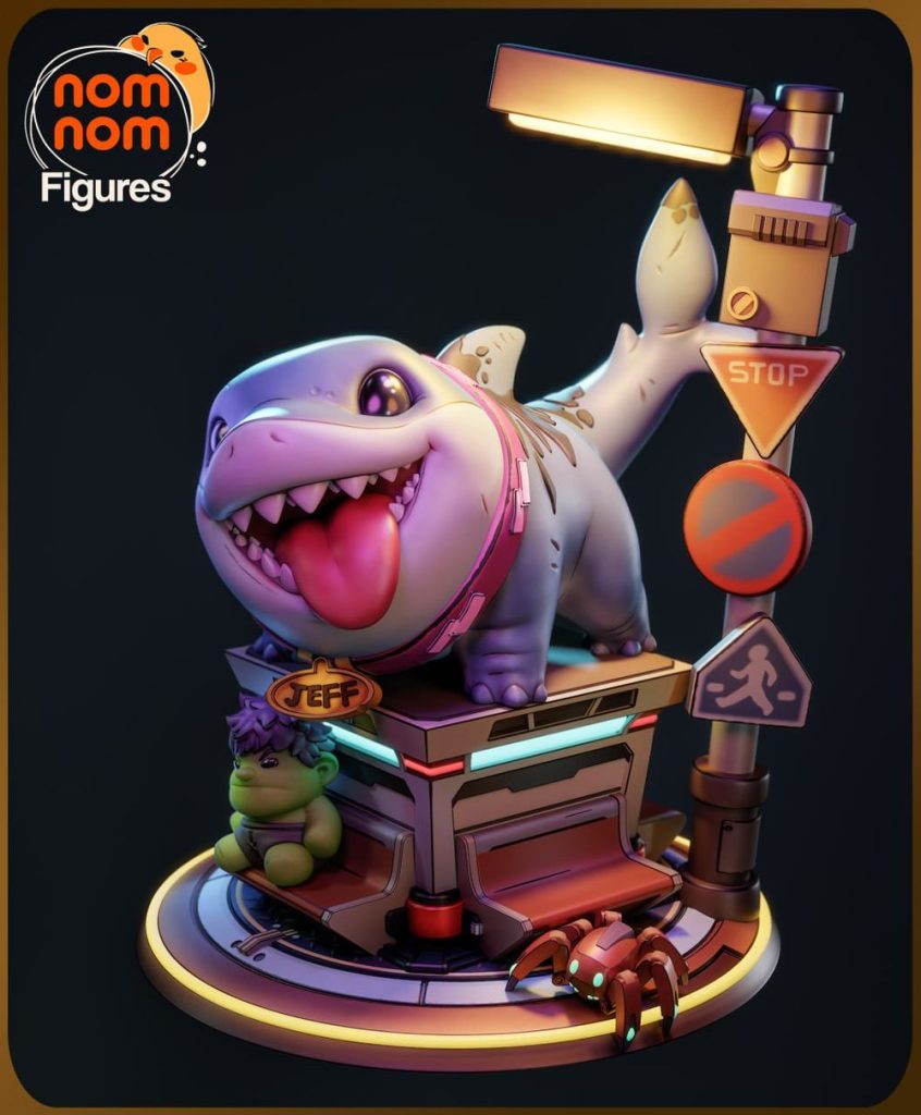 图片[4]-【漫威争锋】鲨鱼狗杰夫 Jeff_Presupport@hehestl-3D合纵社-3D打印模型STL格式3mf格式免费下载！