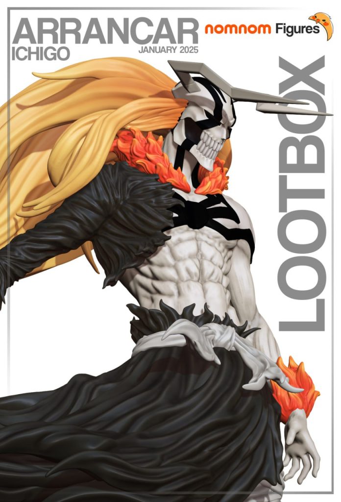 【死神】黑崎一护牛头虚化 Arrancar Ichigo_Presupport-3D合纵社-3D打印模型STL格式3mf格式免费下载！