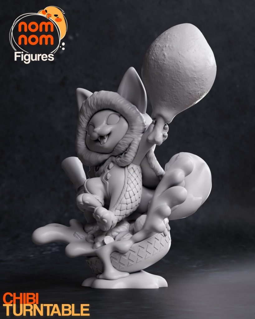 【怪物猎人】艾露猫 Palico@hehestl-3D合纵社-3D打印模型STL格式3mf格式免费下载！