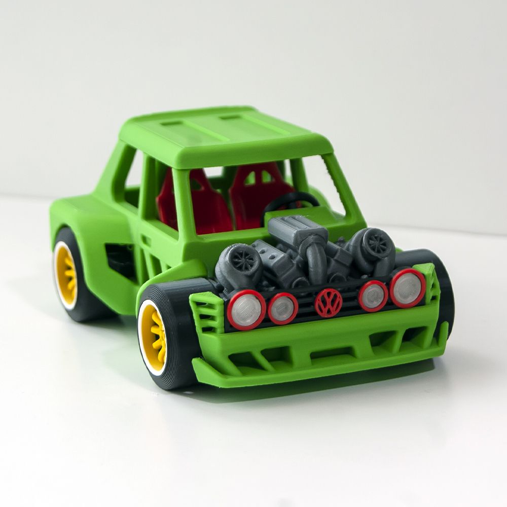 图片[4]-高尔夫 MK1 双涡轮增压车 GOLF MK1 Twin Turbo in Cartoon Style-3D合纵社-3D打印模型STL格式3mf格式免费下载！