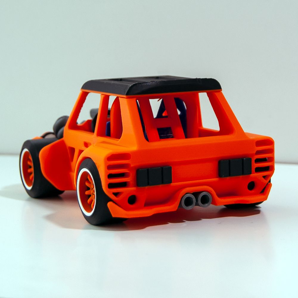 图片[3]-高尔夫 MK1 双涡轮增压车 GOLF MK1 Twin Turbo in Cartoon Style-3D合纵社-3D打印模型STL格式3mf格式免费下载！