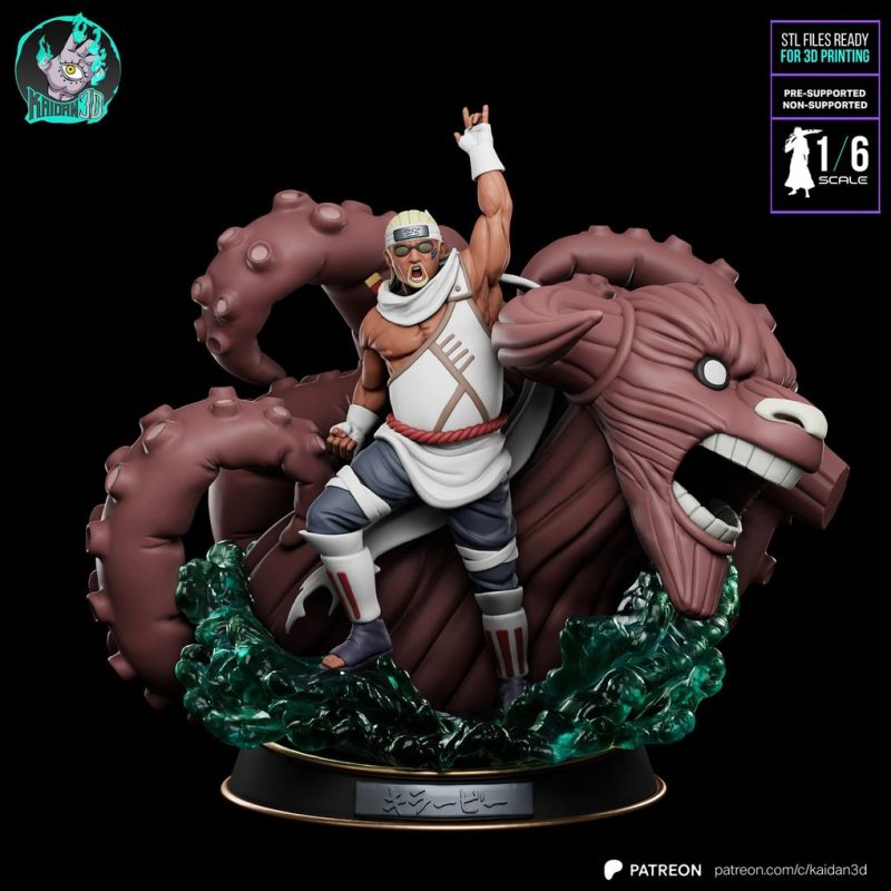 【火影忍者】奇拉比-3D合纵社-3D打印模型STL格式3mf格式免费下载！