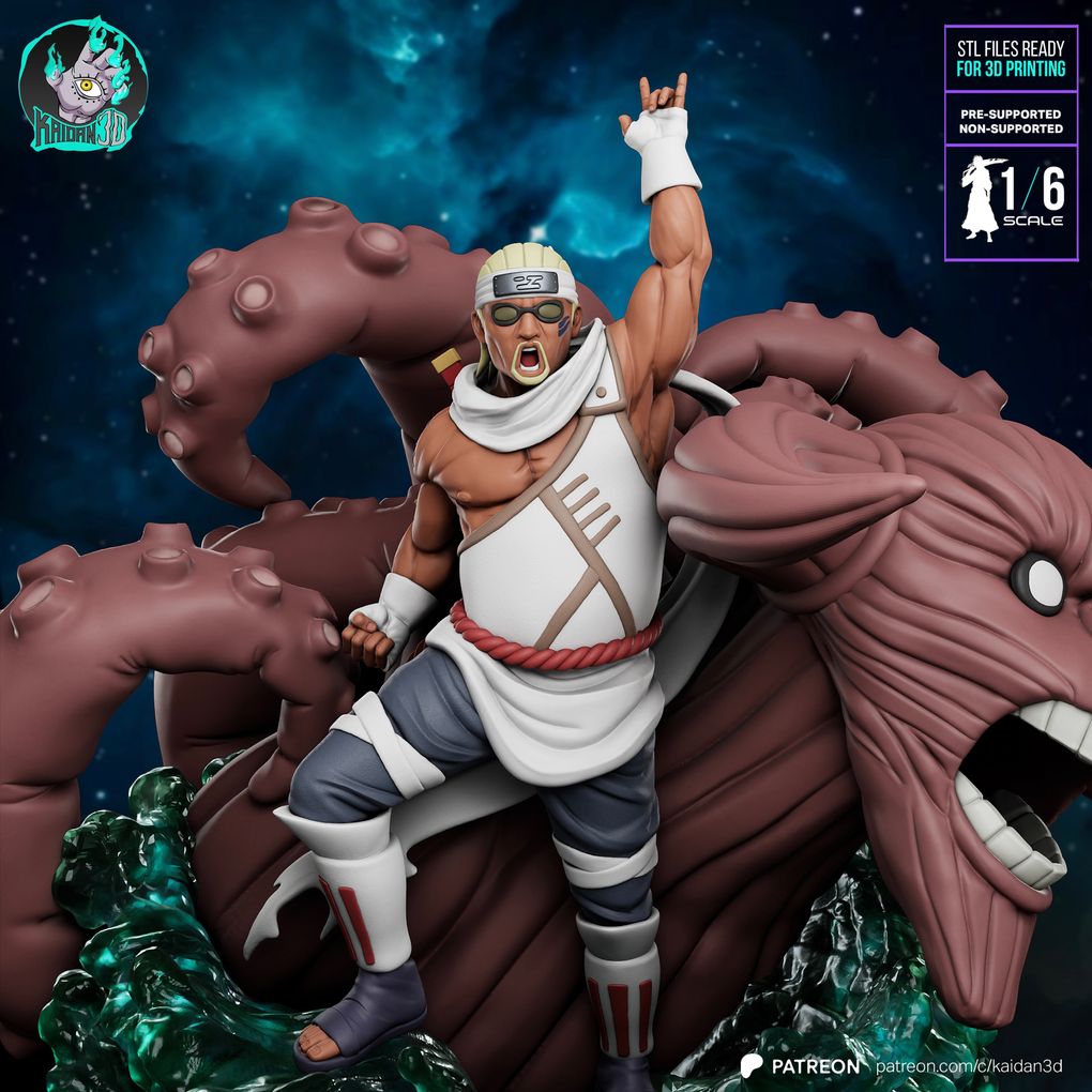 图片[4]-【火影忍者】奇拉比-3D合纵社-3D打印模型STL格式3mf格式免费下载！