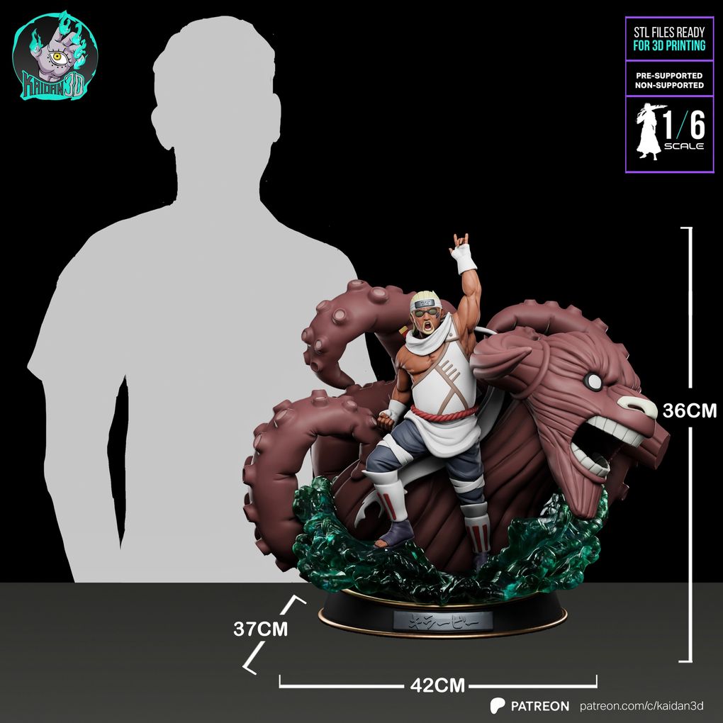 图片[3]-【火影忍者】奇拉比-3D合纵社-3D打印模型STL格式3mf格式免费下载！