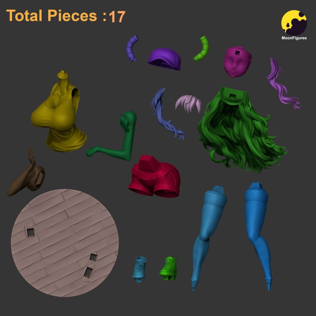 图片[2]-【小林家的龙女仆】托尔 Moon Figures – Kobayashi-san Chi no Maid Dragon-3D合纵社-3D打印模型STL格式3mf格式免费下载！