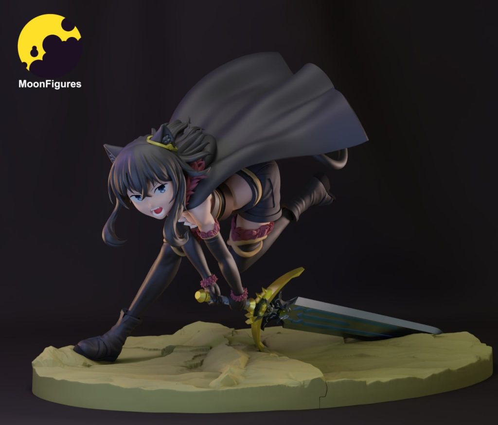 【转生就是剑】芙兰  Moon Figures – Reincarnated As A Sword – Fran-3D合纵社-3D打印模型STL格式3mf格式免费下载！