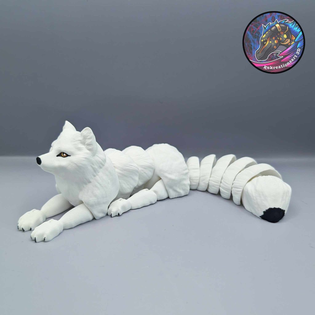 图片[4]-白狐狸 Kekreations- Arctic Fox-3D合纵社-3D打印模型STL格式3mf格式免费下载！