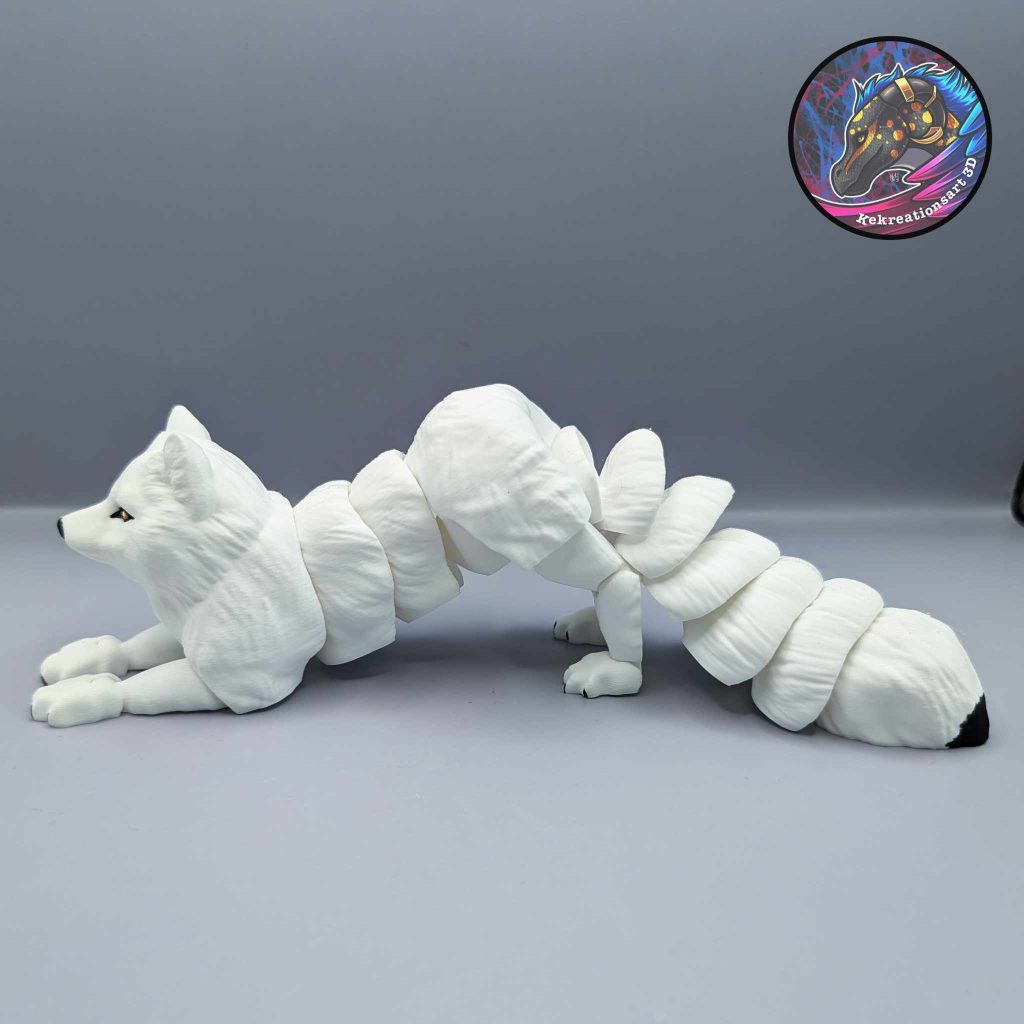 图片[3]-白狐狸 Kekreations- Arctic Fox-3D合纵社-3D打印模型STL格式3mf格式免费下载！
