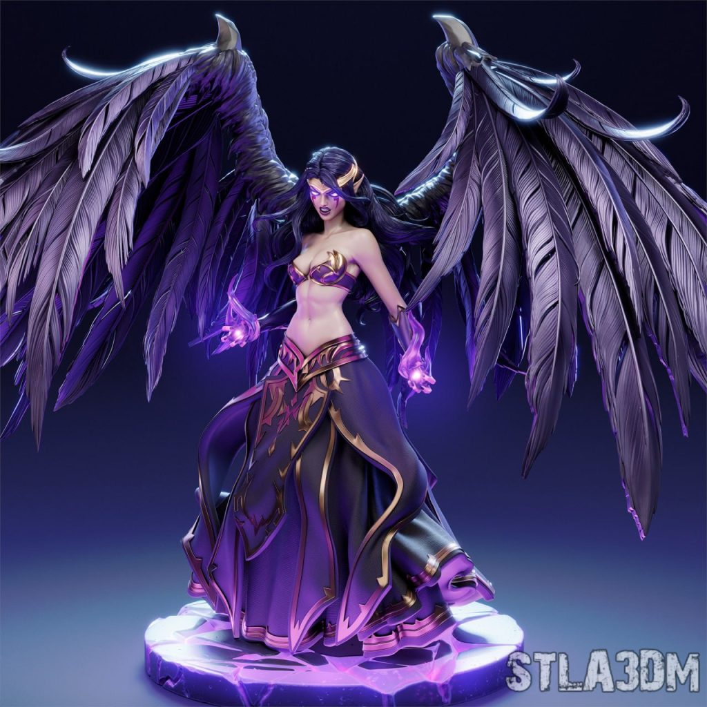 图片[3]-【英雄联盟】莫甘娜-3D合纵社-3D打印模型STL格式3mf格式免费下载！