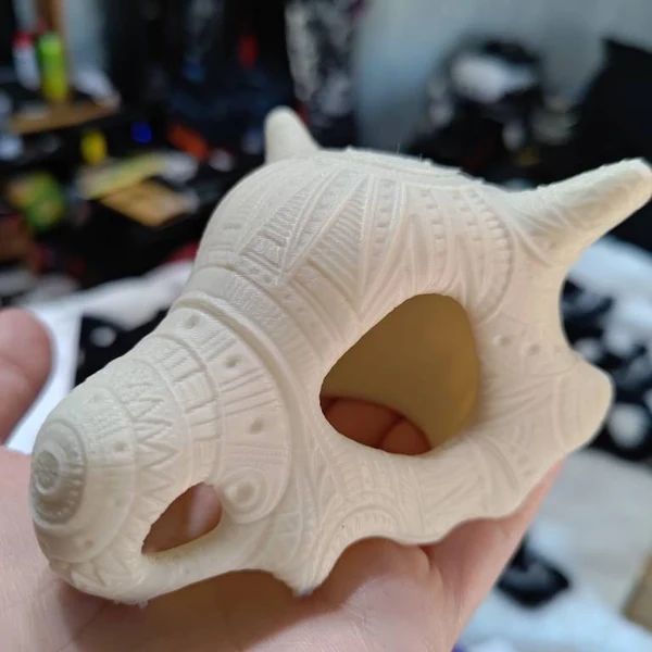 卡拉卡拉头骨 Cubone-3D合纵社-3D打印模型STL格式3mf格式免费下载！