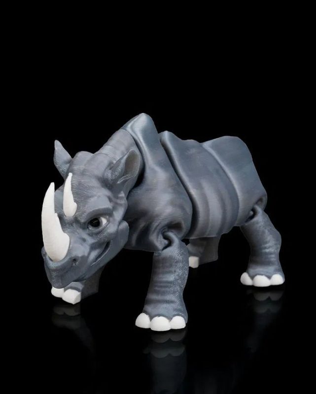 犀牛 Rhinoceros-3D合纵社-3D打印模型STL格式3mf格式免费下载！