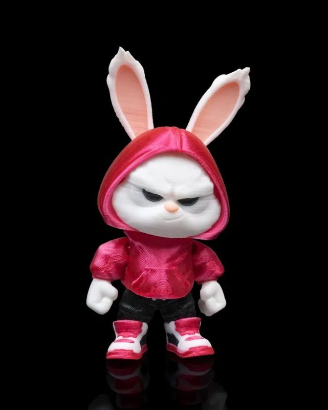 跳跃者兔子 StlFlix- Hoodie Hopper @Print3DWorld-3D合纵社-3D打印模型STL格式3mf格式免费下载！