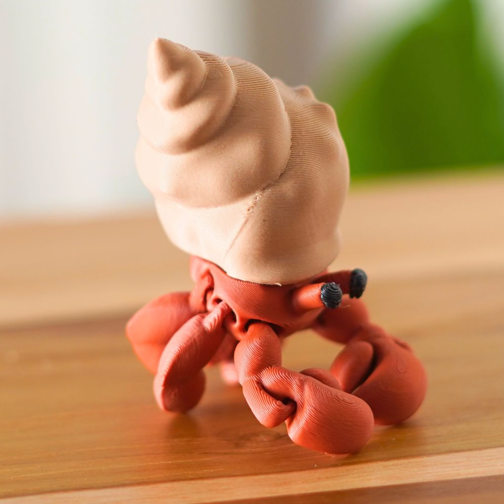 图片[3]-寄居蟹  Hauling Hermit Crab @Print3DWorld-3D合纵社-3D打印模型STL格式3mf格式免费下载！