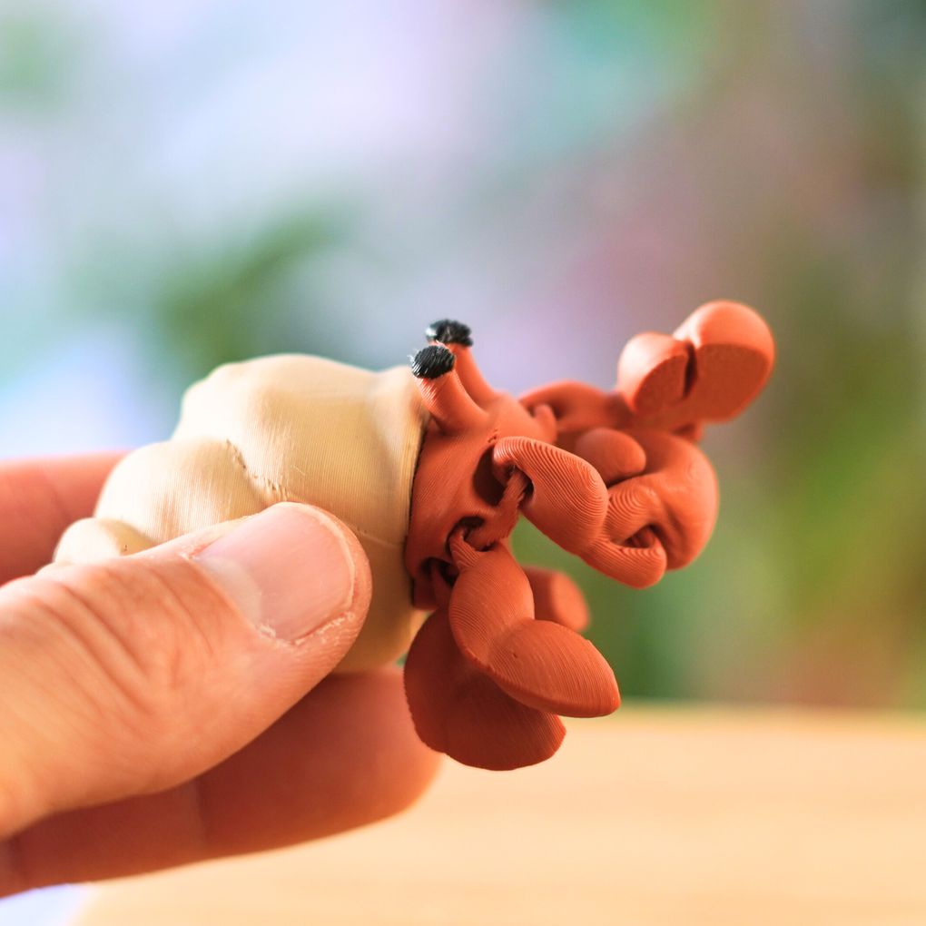 图片[2]-寄居蟹  Hauling Hermit Crab @Print3DWorld-3D合纵社-3D打印模型STL格式3mf格式免费下载！
