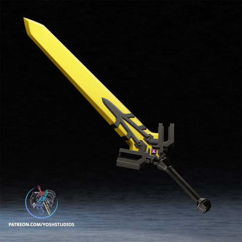 魔力之剑 Magik Sword @Print3DWorld-3D合纵社-3D打印模型STL格式3mf格式免费下载!