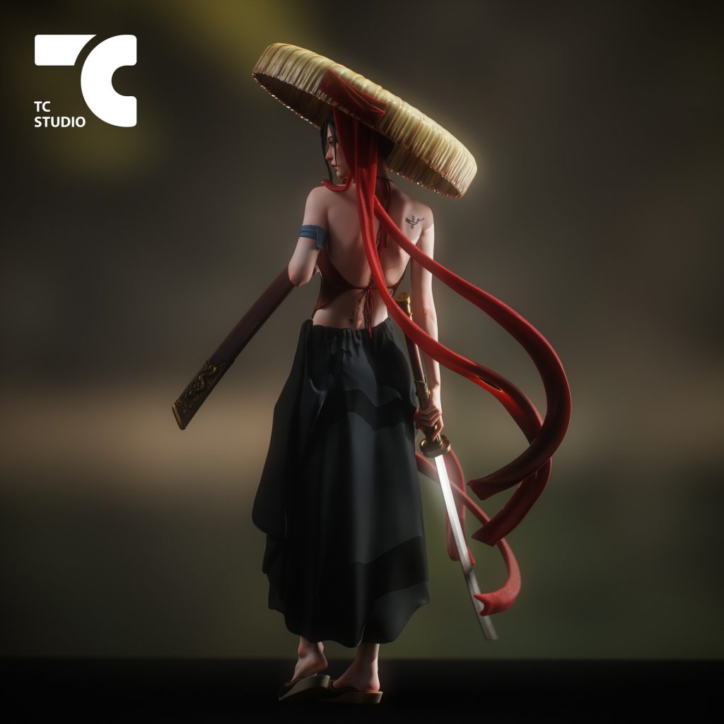 图片[3]-女刀客 TC Random Collectibles – Vietnamese Swordsman-3D合纵社-3D打印模型STL格式3mf格式免费下载！