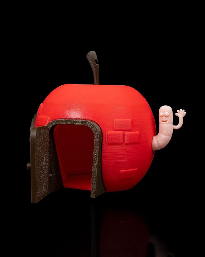 图片[2]-苹果屋 Apple Shed Miniature House-3D合纵社-3D打印模型STL格式3mf格式免费下载！