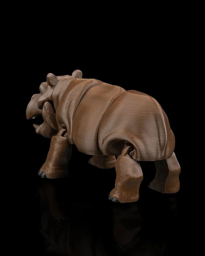 图片[2]-河马 Hippopotamus-3D合纵社-3D打印模型STL格式3mf格式免费下载！