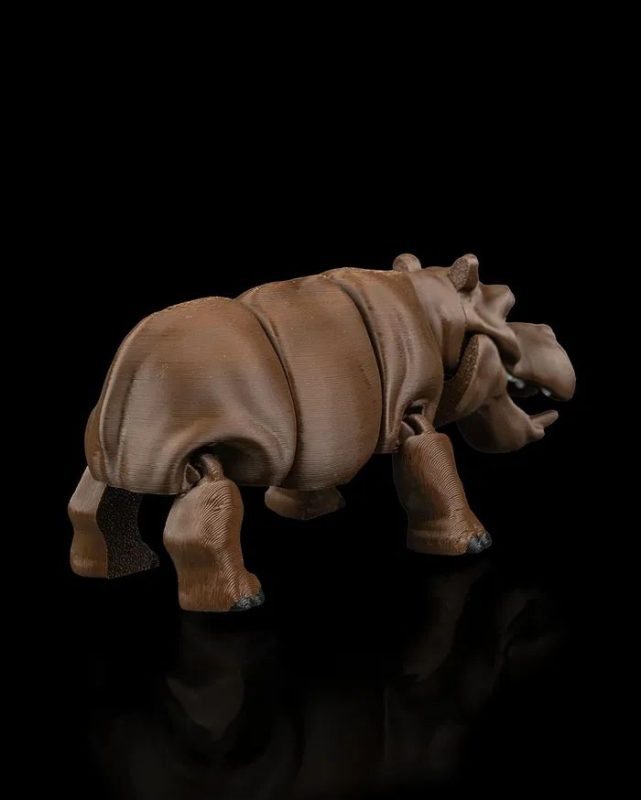 河马 Hippopotamus-3D合纵社-3D打印模型STL格式3mf格式免费下载！