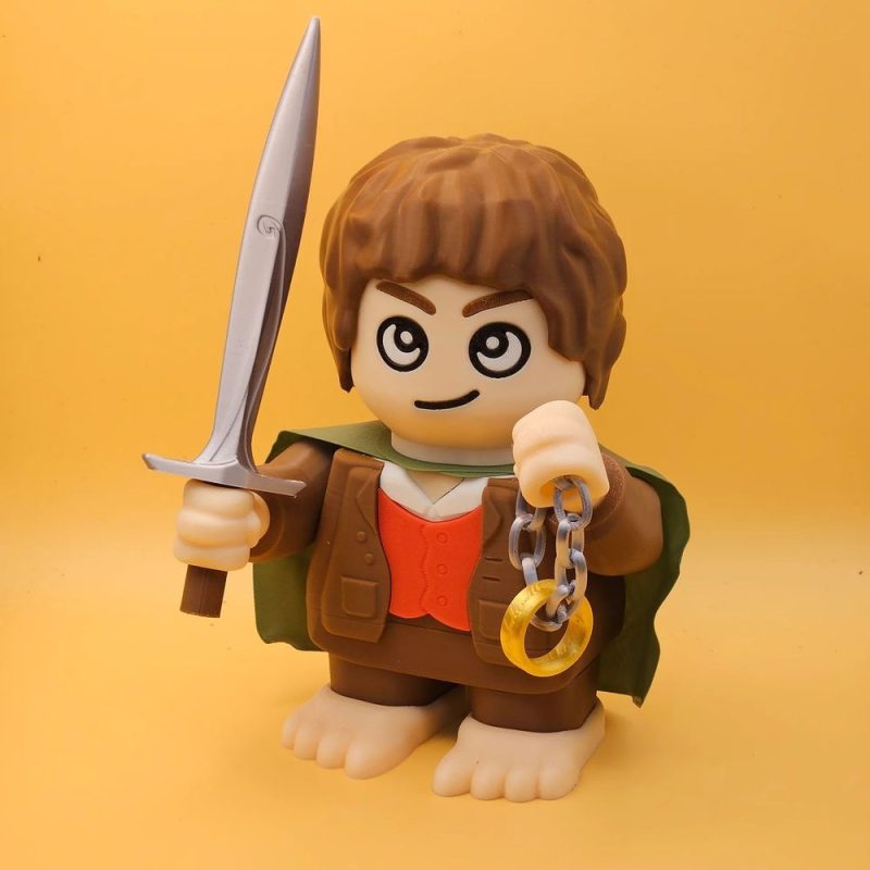 【指环王】弗雷多 Frodo Chunkins Kit No Support No AMS No Glue-3D合纵社-3D打印模型STL格式3mf格式免费下载！