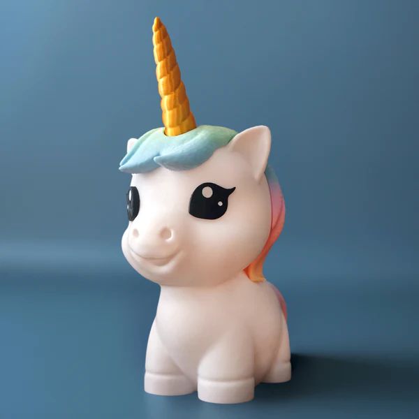 图片[3]-彩虹独角兽存钱罐 LeHa- Umi, the Unicorn Piggybank @Print3DWorld-3D合纵社-3D打印模型STL格式3mf格式免费下载！
