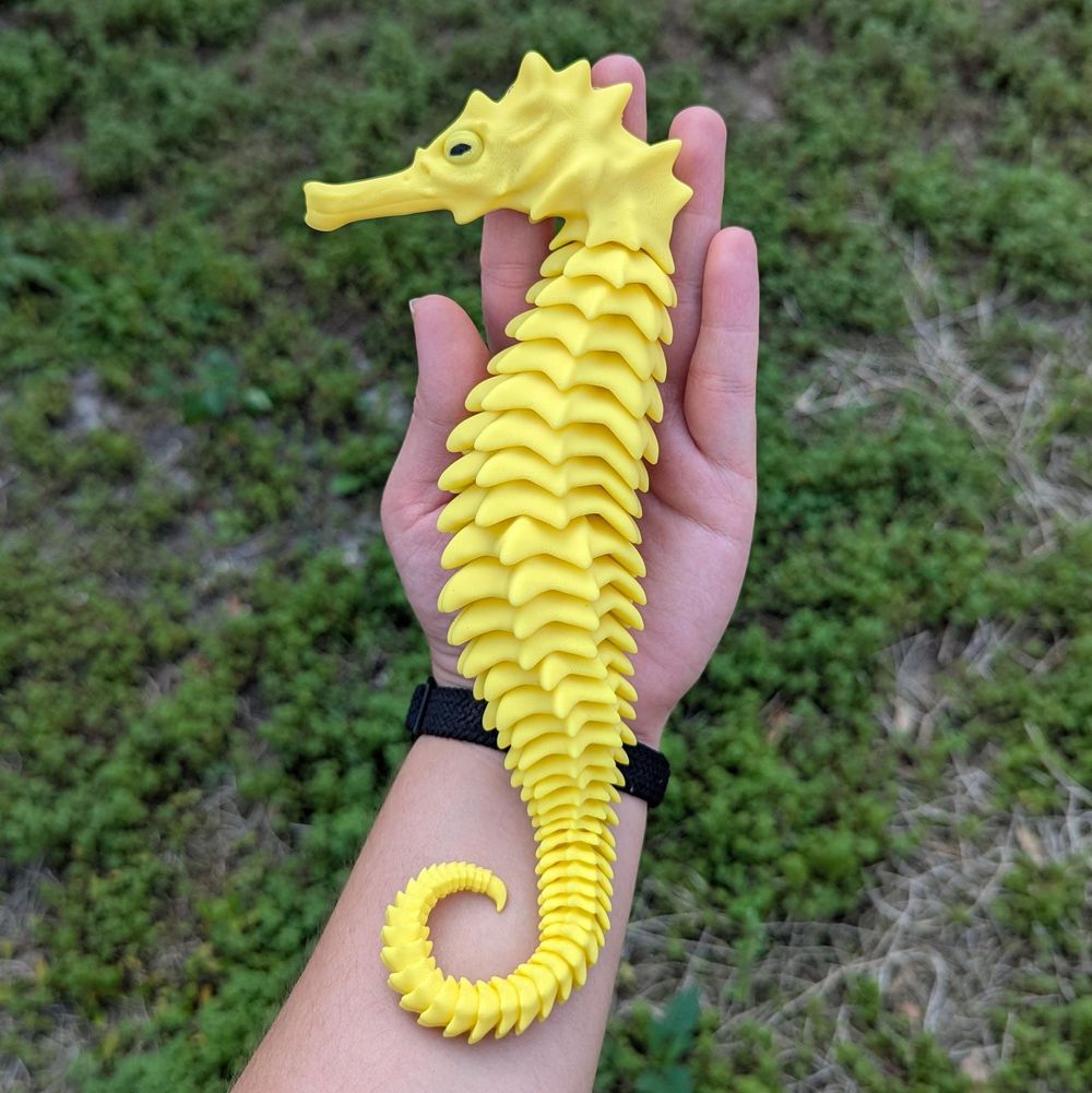 海马 Seahorse-3D合纵社-3D打印模型STL格式3mf格式免费下载！