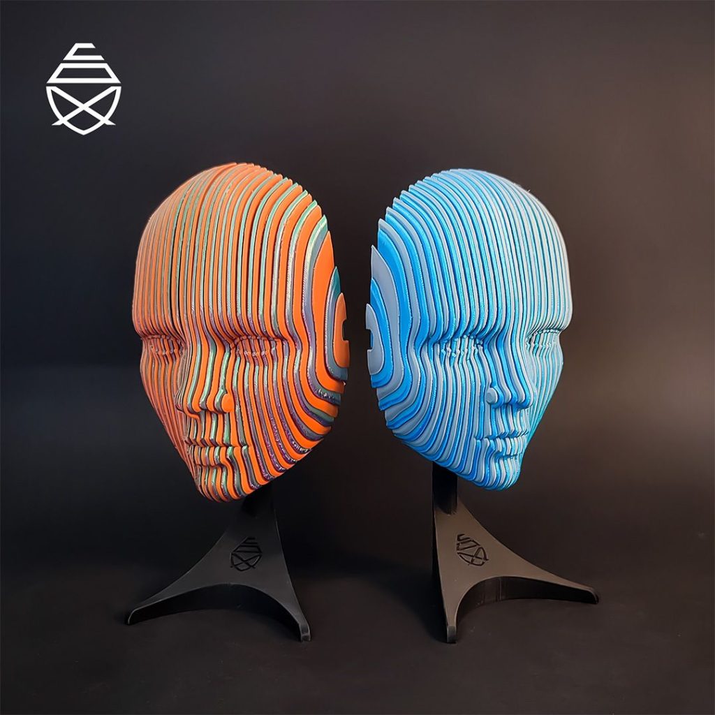 量子之面 Quantum Face_II_PipeCox-3D合纵社-3D打印模型STL格式3mf格式免费下载！
