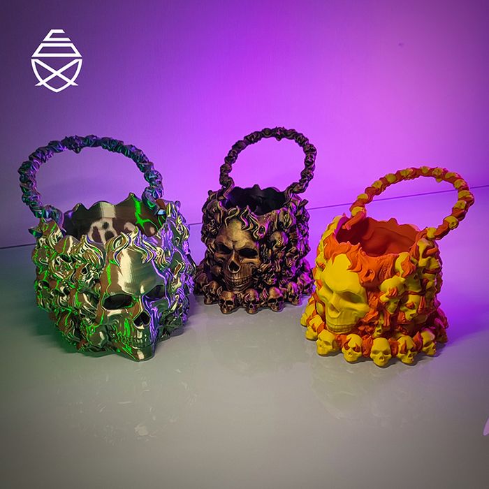图片[2]-骷髅果篮 PipeCox- SkullNest @Print3DWorld-3D合纵社-3D打印模型STL格式3mf格式免费下载！