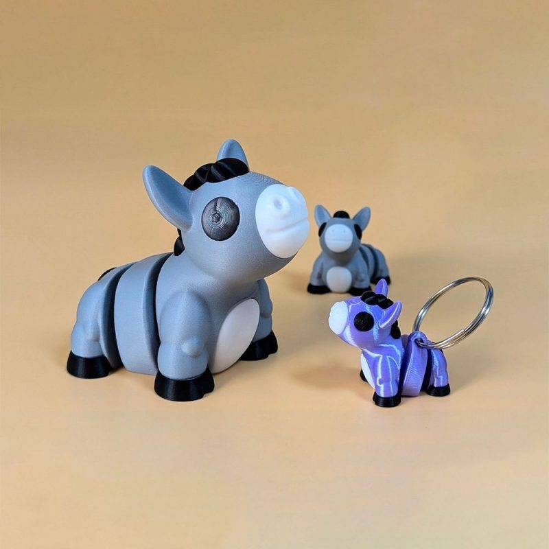 驴 DONKEY-3D合纵社-3D打印模型STL格式3mf格式免费下载！