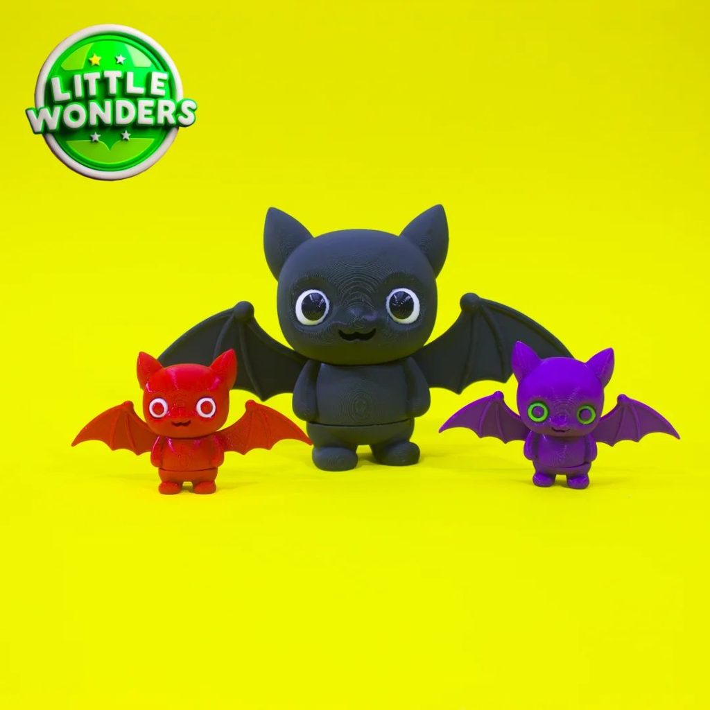 可爱蝙蝠 Fangie_Baby_Bat-3D合纵社-3D打印模型STL格式3mf格式免费下载！