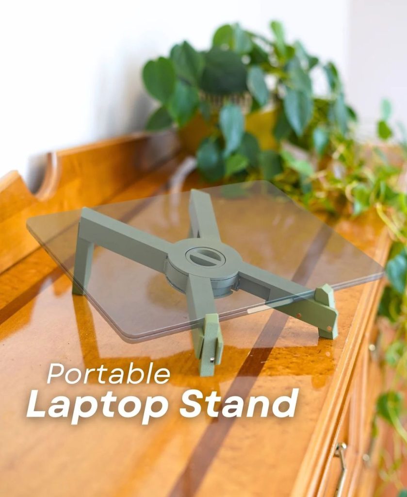 图片[4]-可折叠笔记本电脑支架 ForgeCore- Portable Laptop Stand @Print3DWorld-3D合纵社-3D打印模型STL格式3mf格式免费下载！