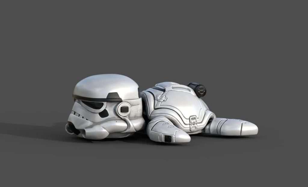 乌龟暴风兵 Super Turtle Stormtrooper @Print3DWorld-3D合纵社-3D打印模型STL格式3mf格式免费下载！