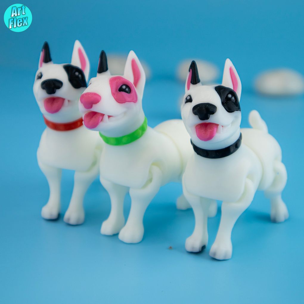 图片[2]-斗牛梗 ArtFlex_Bull_Terrier-3D合纵社-3D打印模型STL格式3mf格式免费下载！