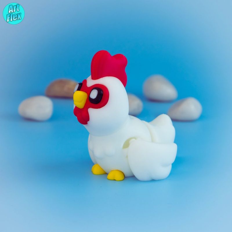 小母鸡 ArtFlex_Chicken-3D合纵社-3D打印模型STL格式3mf格式免费下载！