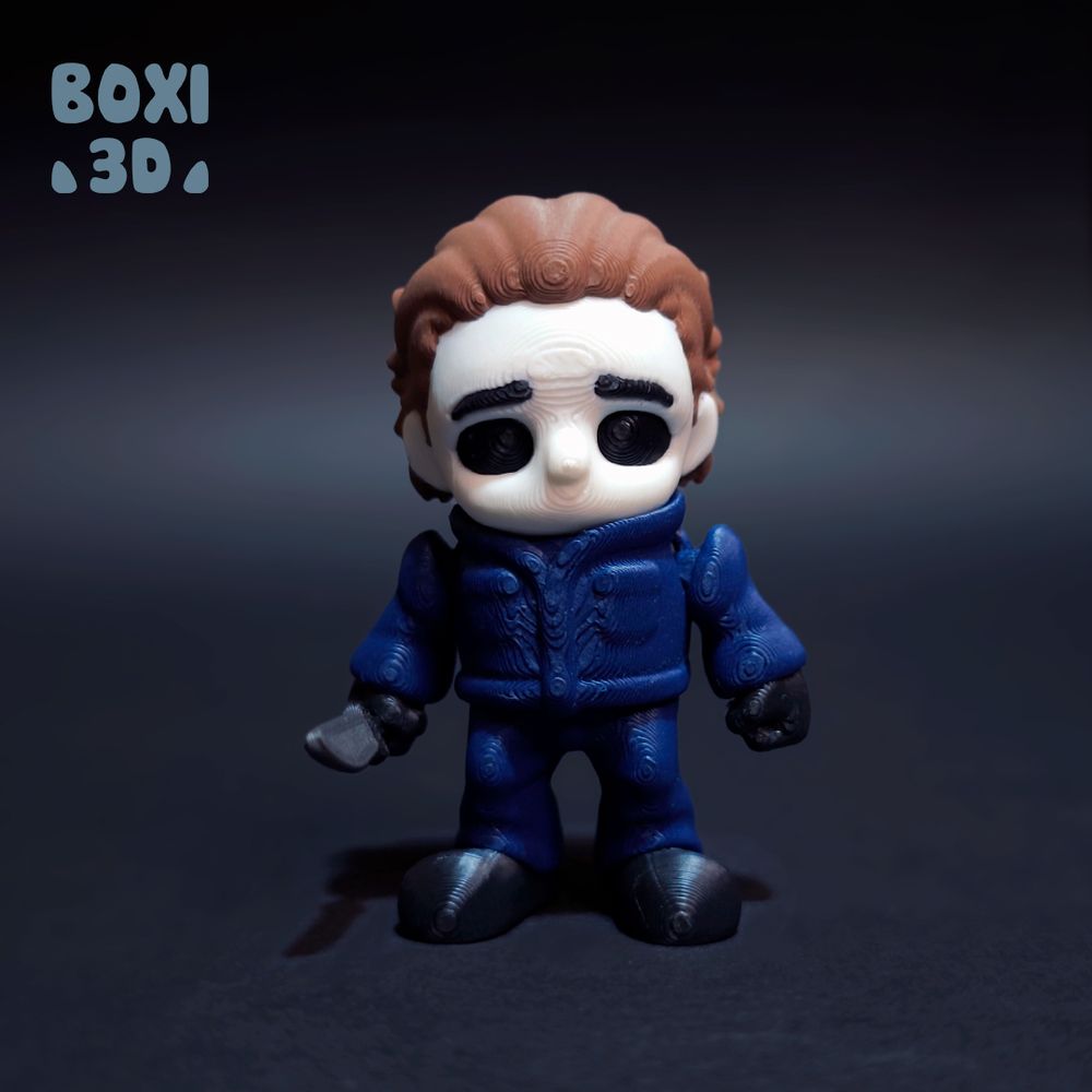 迈克尔·迈尔斯 Boxi3D_Michael Myers-3D合纵社-3D打印模型STL格式3mf格式免费下载！