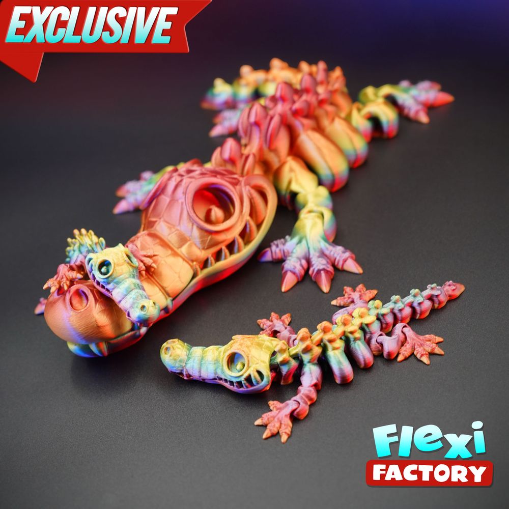 图片[3]-迷你骷髅鳄鱼-3D合纵社-3D打印模型STL格式3mf格式免费下载！