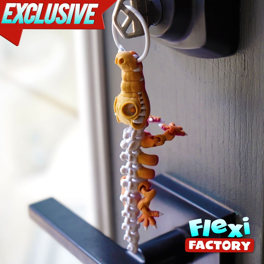 图片[2]-迷你骷髅鳄鱼-3D合纵社-3D打印模型STL格式3mf格式免费下载！