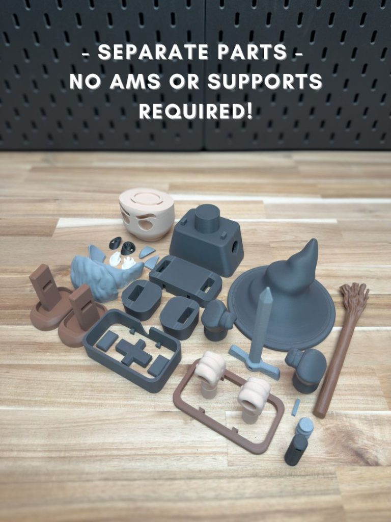 图片[2]-【乐高小人】甘道夫 Gandalf the Chunk Kit No Support No AMS No Glue-3D合纵社-3D打印模型STL格式3mf格式免费下载！