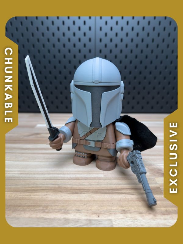 【积木玩具】曼达洛人 ChKt-3D合纵社-3D打印模型STL格式3mf格式免费下载！