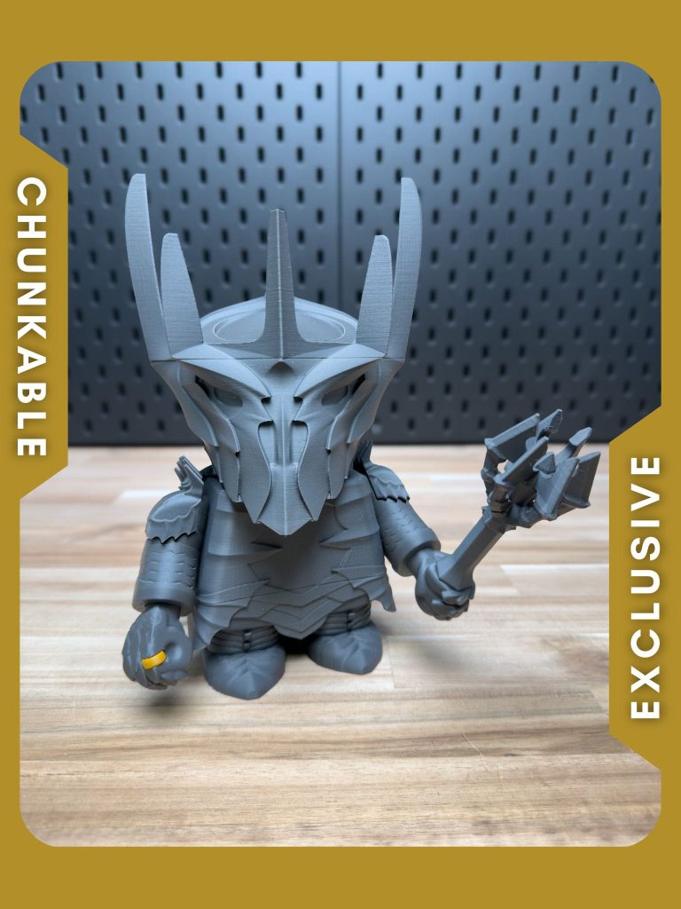 【积木玩具】魔戒 索伦 Sauron – The Lord of the Chunks @Print3DWorld-3D合纵社-3D打印模型STL格式3mf格式免费下载！