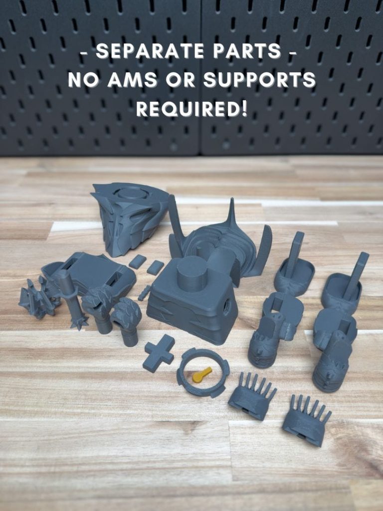 图片[2]-【积木玩具】魔戒 索伦 Sauron – The Lord of the Chunks @Print3DWorld-3D合纵社-3D打印模型STL格式3mf格式免费下载！