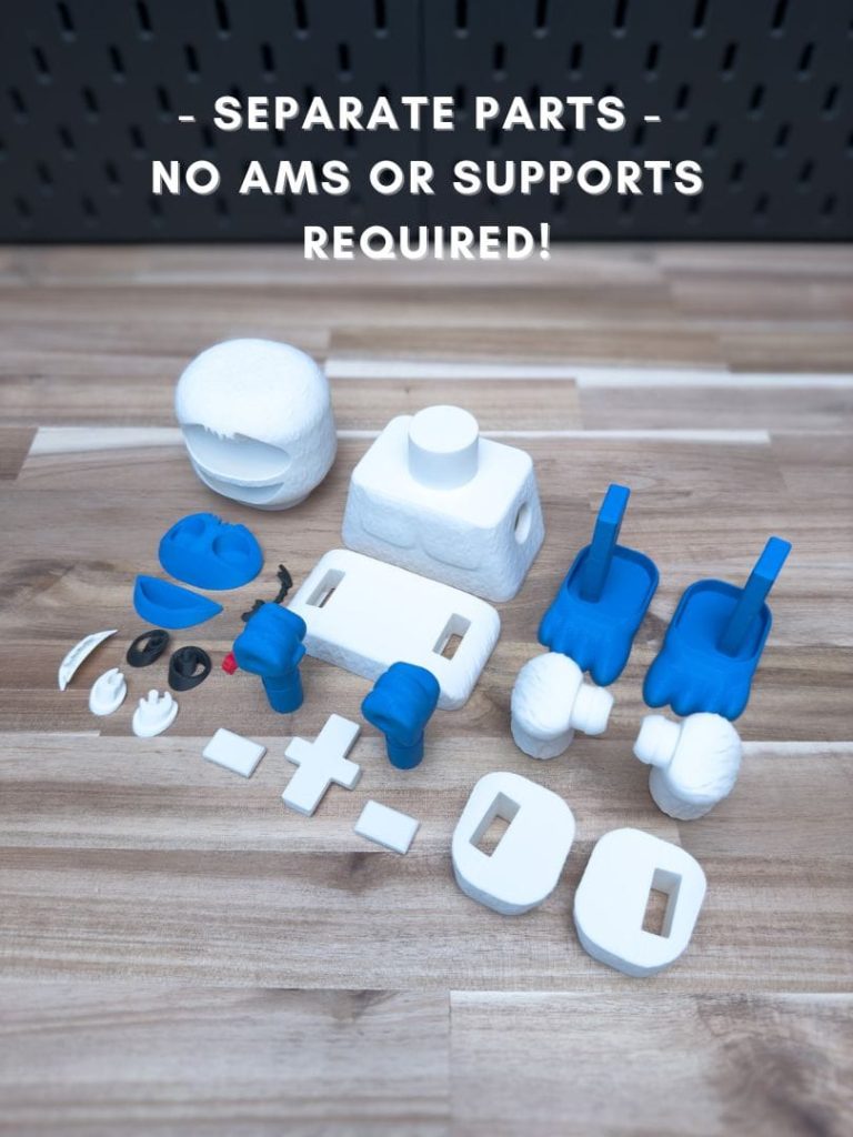 图片[2]-【积木玩具】雪人 Abominable Snowchunk @Print3DWorld-3D合纵社-3D打印模型STL格式3mf格式免费下载！